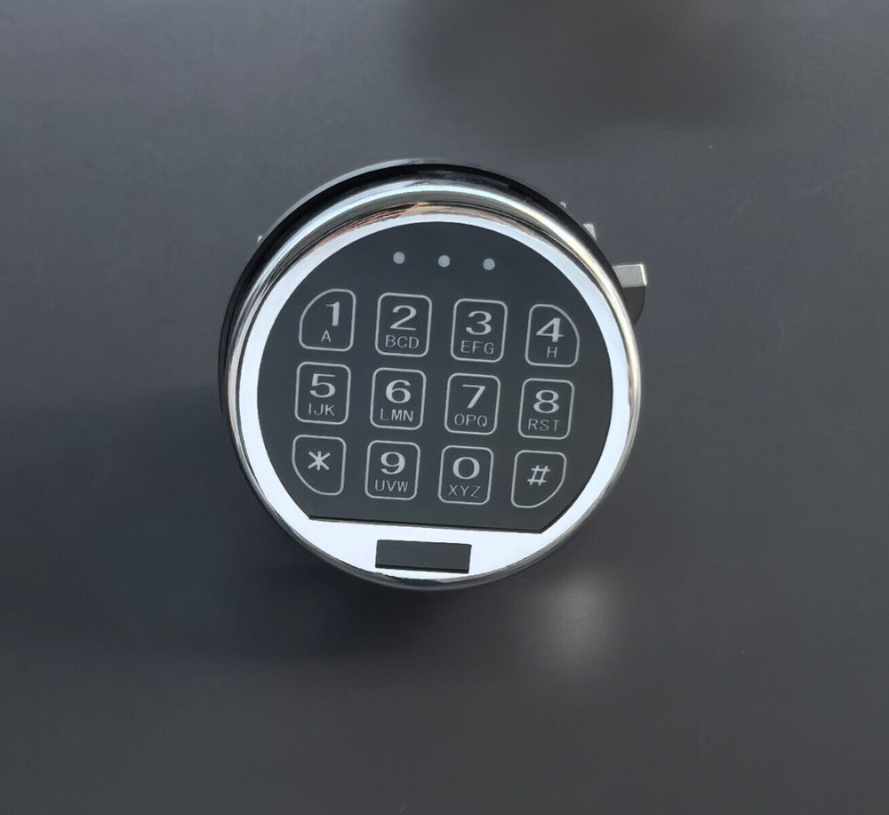 Gun Safe Lock Replacement LED Keypad Chrome Keypad Safe Lock Swingbolt Lock