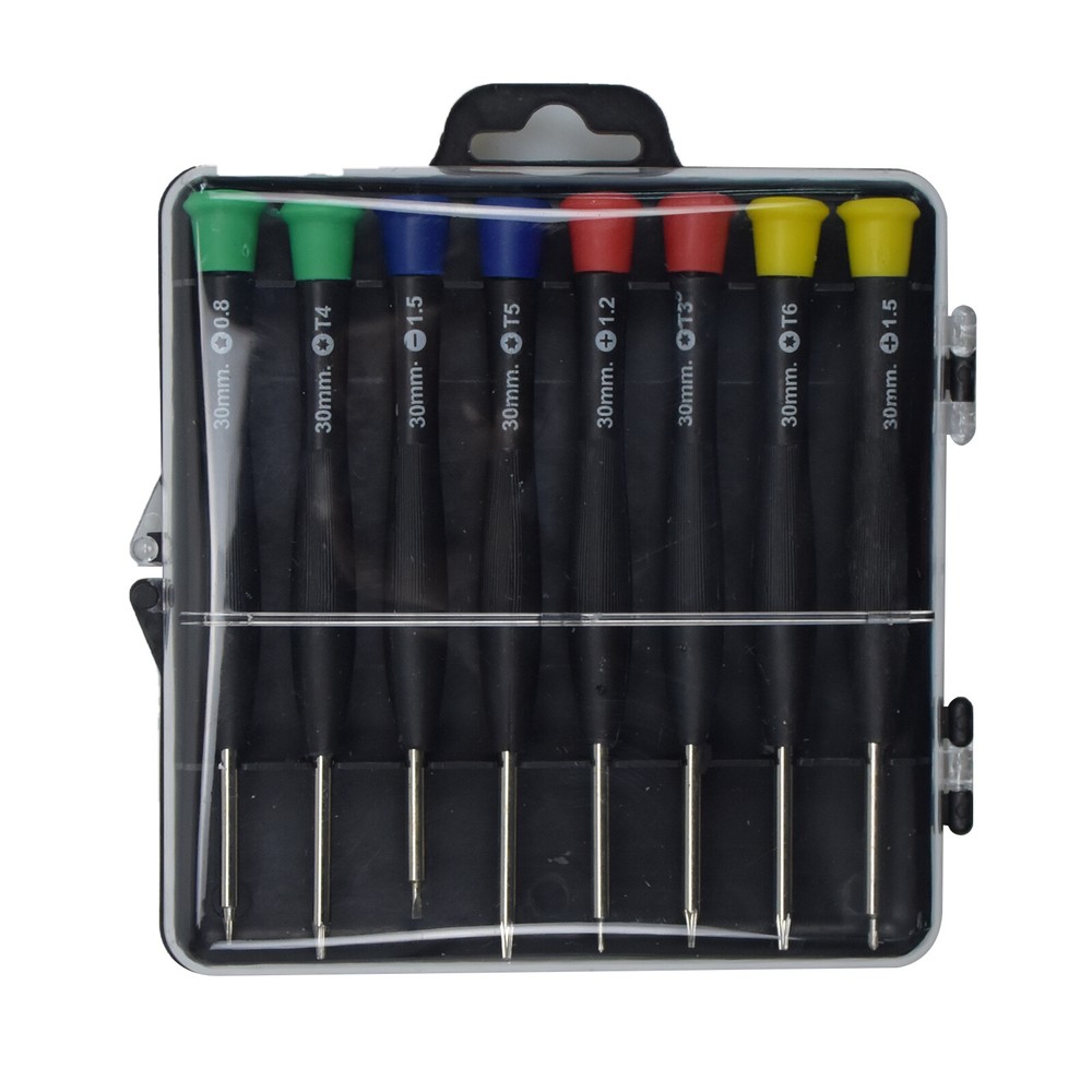 For 8pc Clock Multifunction Screwdriver Set