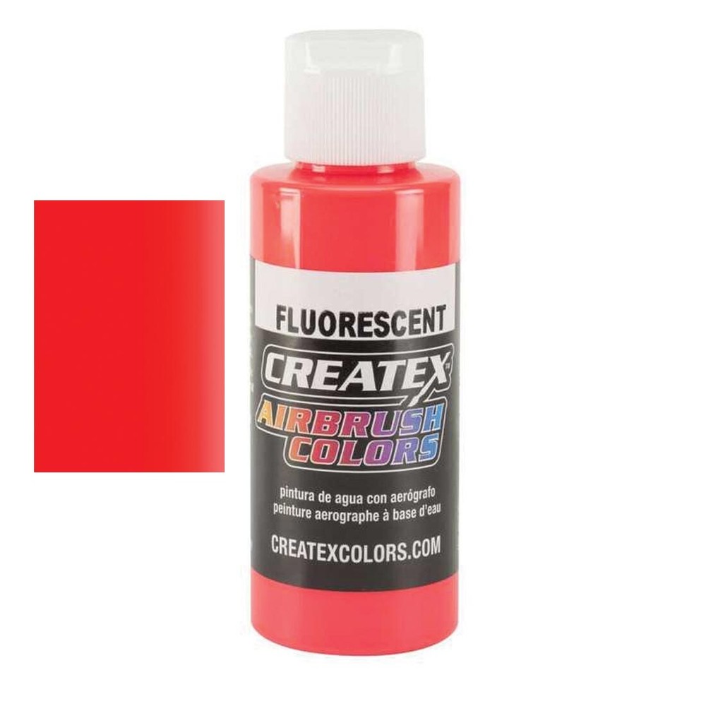 Createx Airbrush Color 4 oz. Fluorescent Red