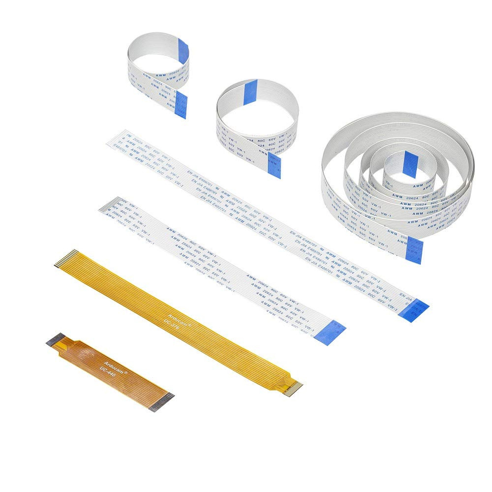 for Raspberry Pi Camera Ribbon Flex Extension Cable Set (7Pcs), 5.9” 7.87” 11.8”