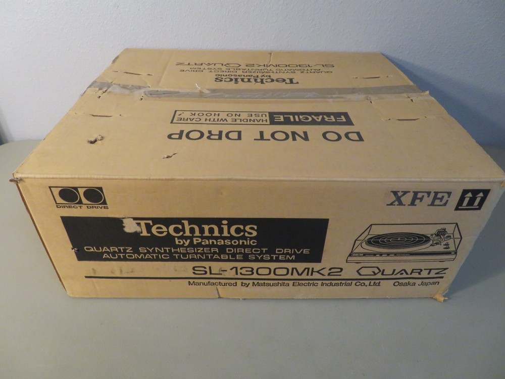 Vintage Technics SL-1300MK2 Turntable Full Auto - Box - Read Description - Works