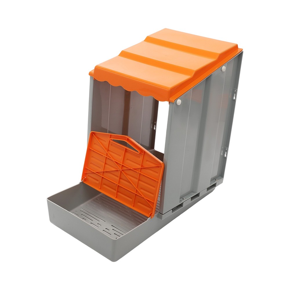 Chicken Laying Box Modern 4-Compartment Chicken Nesting Box with Egg Collection