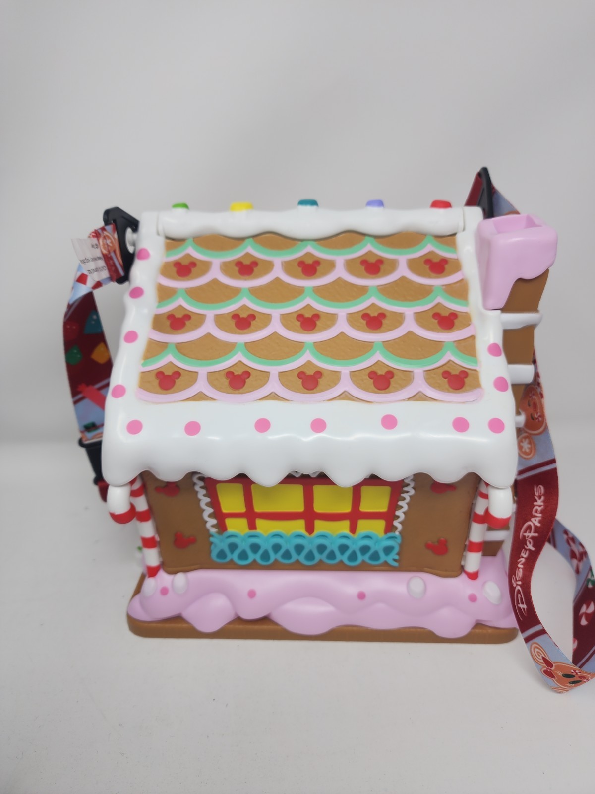 NEW DISNEY PARKS CHRISTMAS MICKEY & MINNIE GINGERBREAD HOUSE POPCORN BUCKET