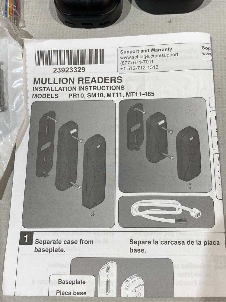 NEW SCHLAGE ELECTRONICS PR10 BadgePass Mini Secure Reader(Prox Only)