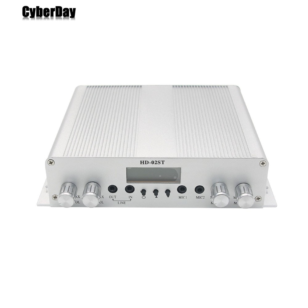 HD-02ST 25W Professional FM Transmitter Stereo PLL Broadcast Radio Station