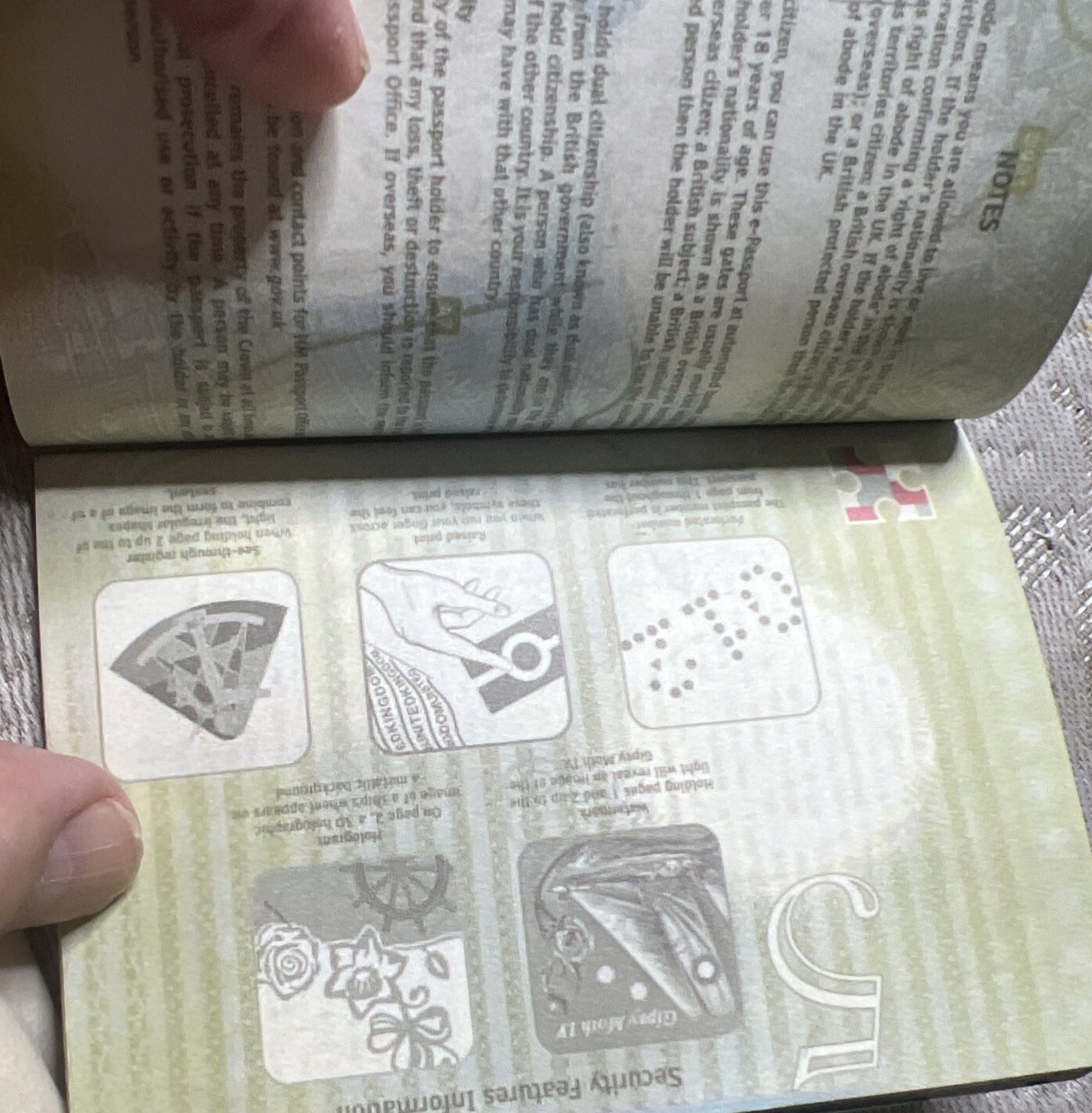 RETIRED - BRITISH - PASSPORT SIMULATION-PROP - Full COLOR - Passport- MOVIE PROP