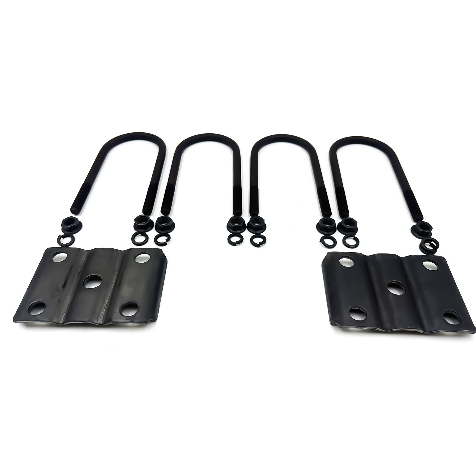 For 6000lb 6K Tandem Trailer Axle Suspension 5 Leaf Springs U-bolt + Hanger Kit