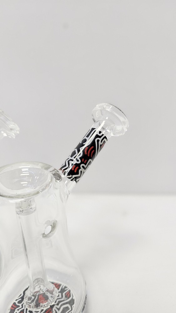 Higher Standards K. Haring Glass Bubbler
