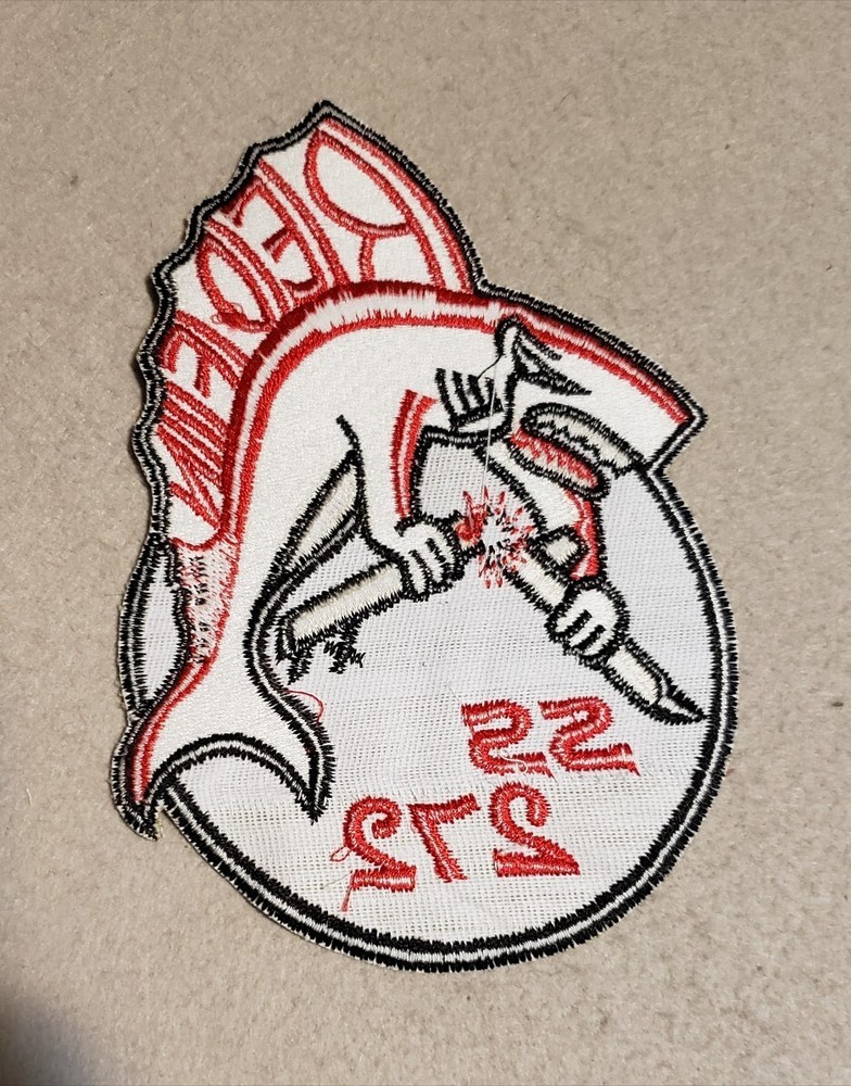 USS Redfin SS-272 Patch - No plastic backing - 4" x 6"