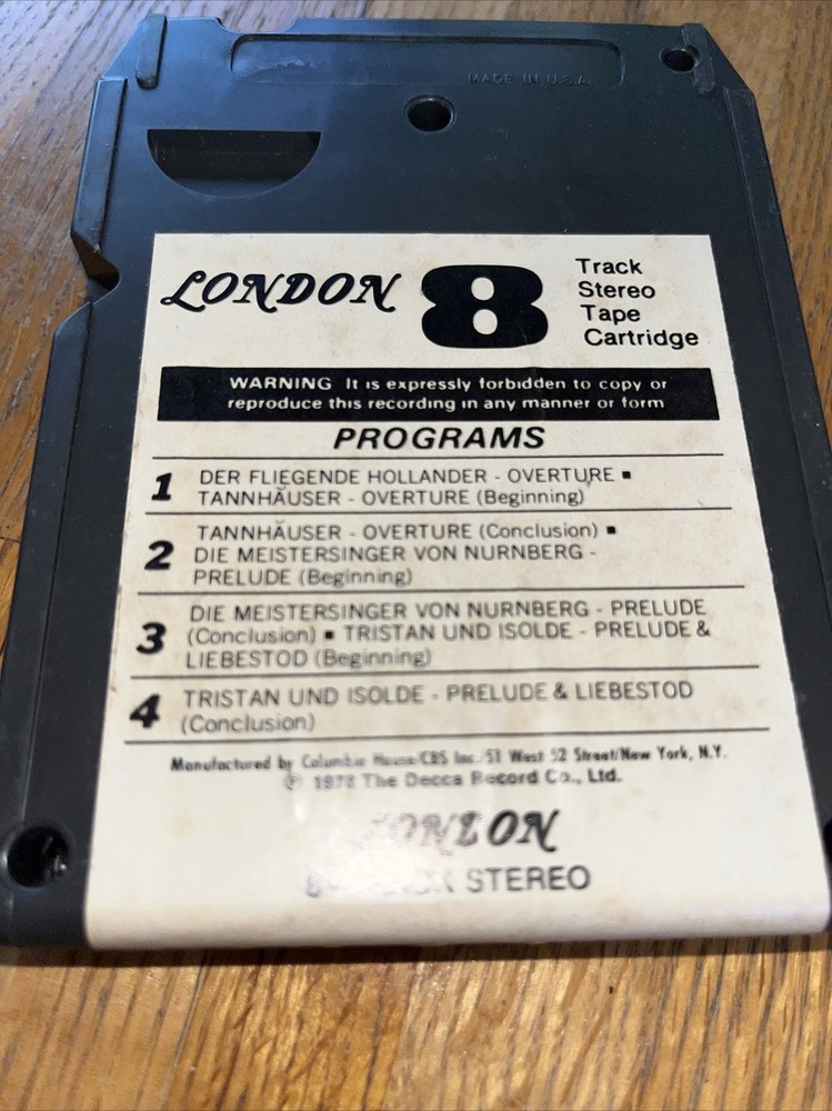 SOLTI / CHICAGO / WAGNER 8 Track UNTESTED