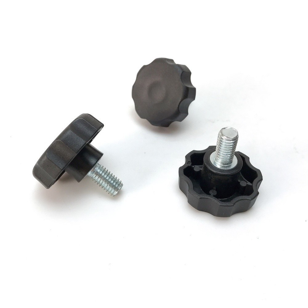M8 Plastic Bolt with Integrated Twist Handle for Equipment Locking Function