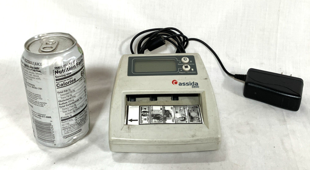 Cassida model 3300 Portable Currency Counter & Value Counter Tested Working