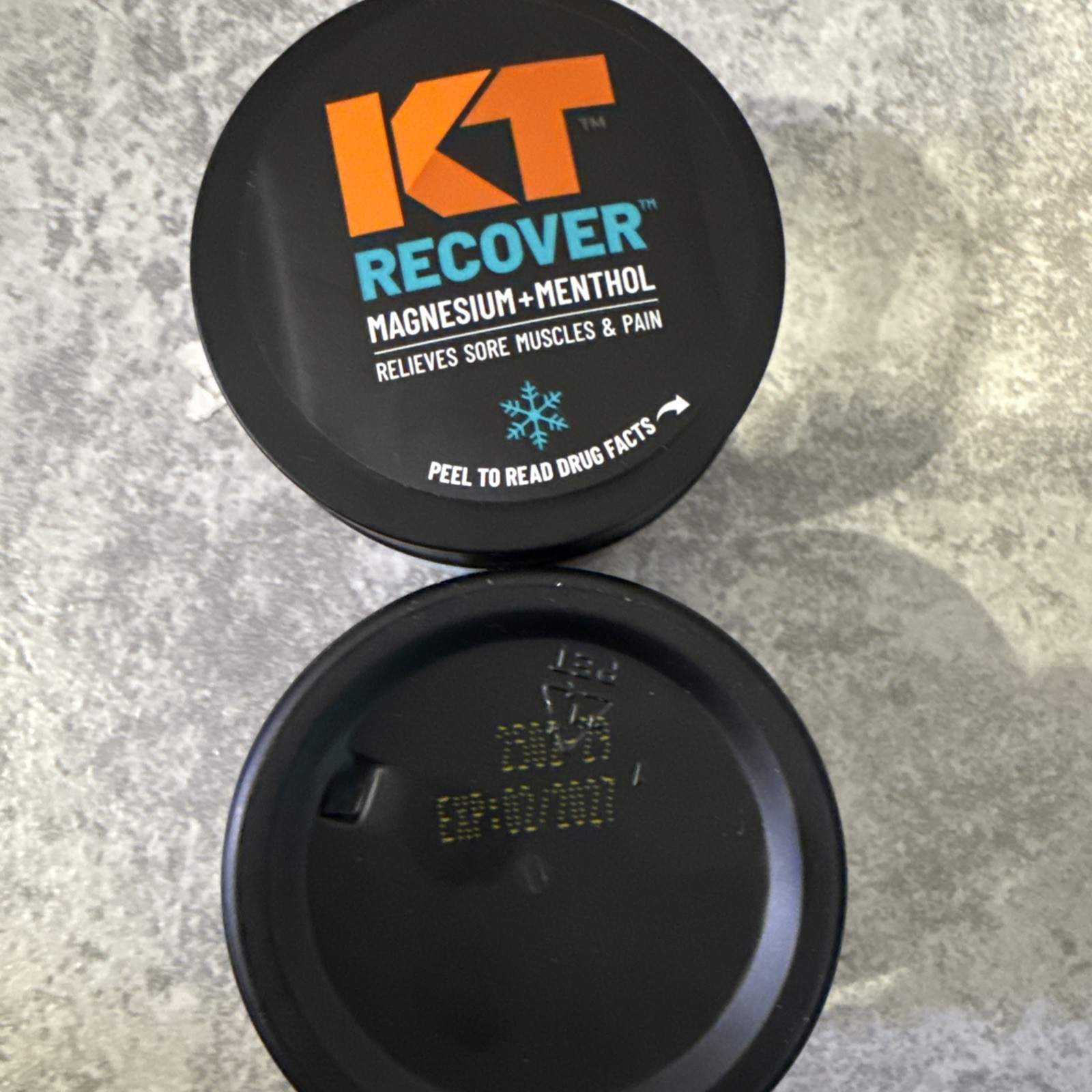 KT Health, Magnesium Cream, Recover - Cools and Relieves Muscles 4 Oz Lot Of 2