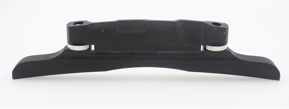 Ebony Mandolin Bridge, Adjustable Compensated Bridge for Acoustic Mandolin, Easy