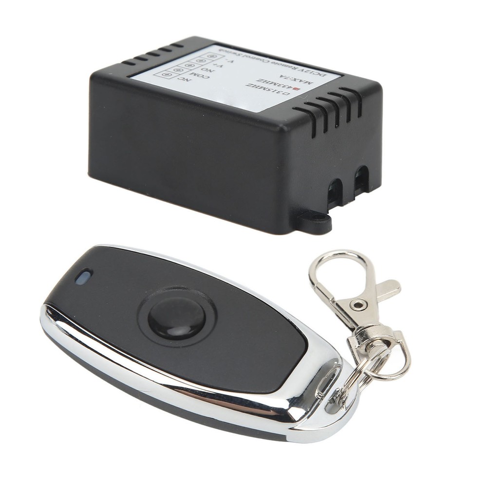 DC12V Remote Control Switch Battery Disconnect Switch Single Button 7A