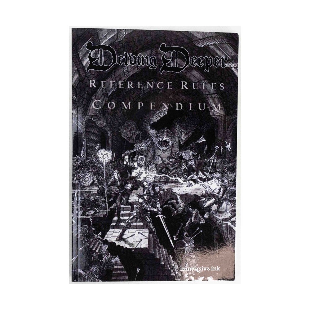 Immersive Ink Delving Deeper Delving Deeper - Reference Rules Compendium EX