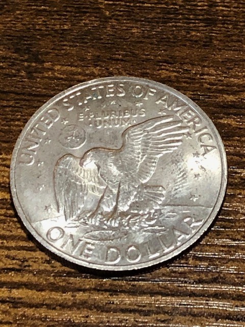 1971-D $1 "Freindly Eagle" Peg Leg Eisenhower Dollar