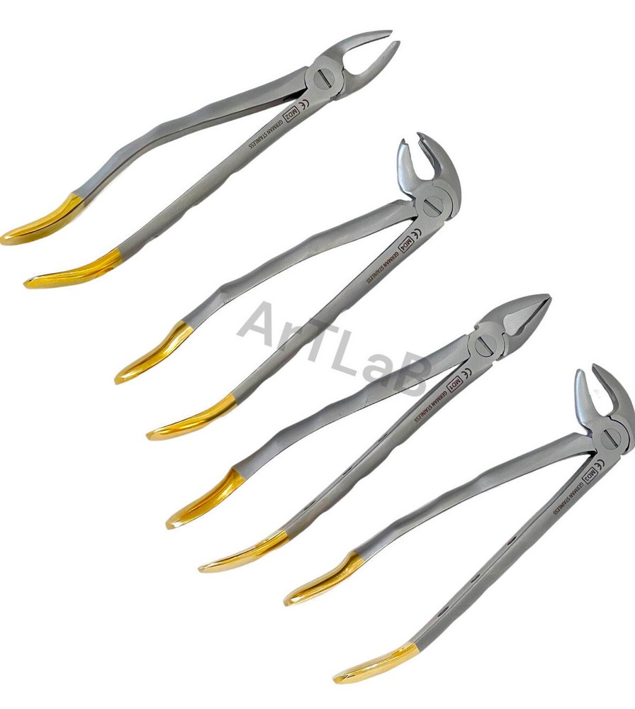 1 Piece Tooth Extraction Forceps Pliers MD1, MD2, MD3, MD4 Root - German Premium