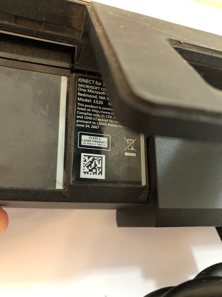 Microsoft Xbox One Kinect Wired Motion Sensor Black Model 1520 OEM