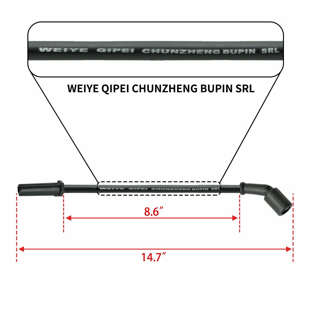 8X OEM Ignition Coil & Iridium Spark Plugs & Wires For Chevy GMC 5.3 6.2L UF413