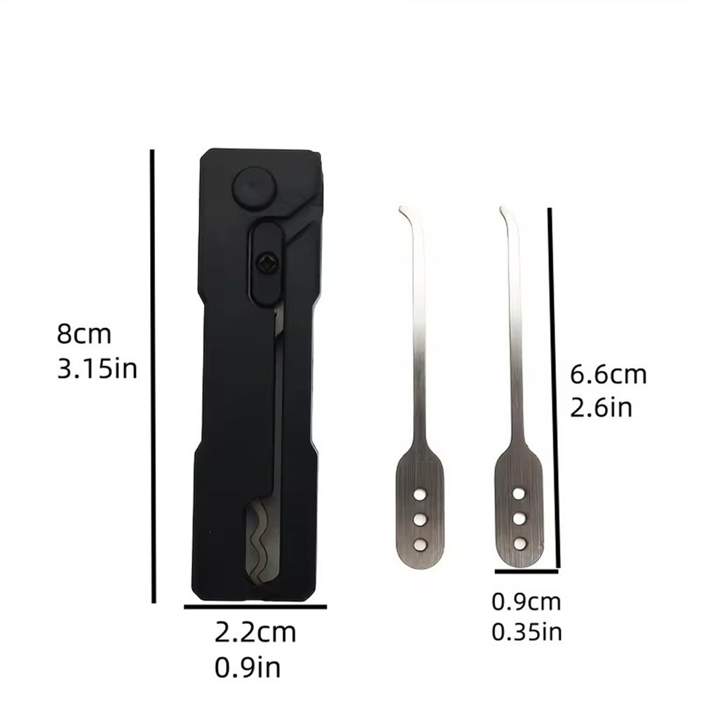 3+1Pcs Stainless Steel Key Extractor Tools Set Professional Key Remover Tool Kit