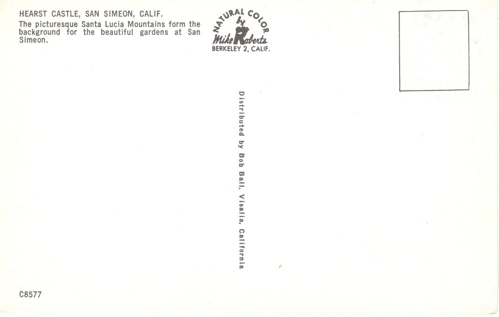 HEARST CASTLE, SAN SIMEON, CA - PC6456