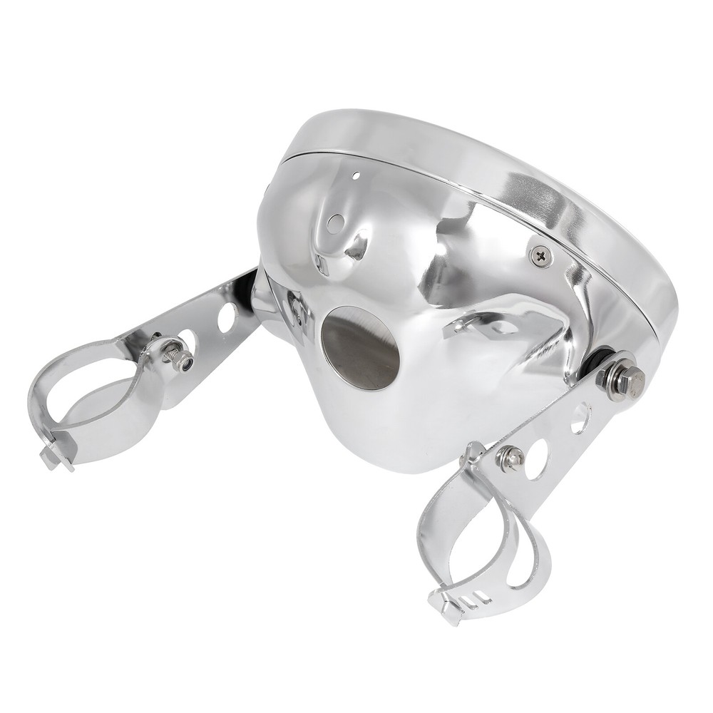 7Inch Motorcycle Headlight Housing Bucket Bracket Mount Headlamp Shell Headlight