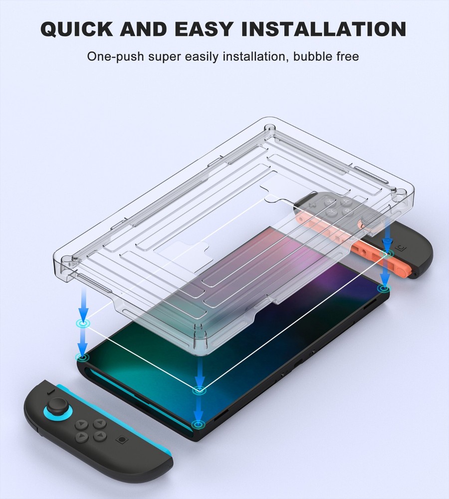 HD Clear Screen Protector Tempered Glass For Nintendo Switch 2 (2025) Console