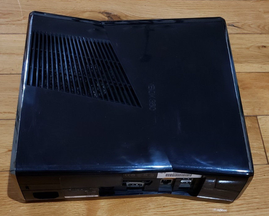 Xbox 360 S Slim Bundle 1439 250GB Console, Kinect Controller Power HDMI, TESTED