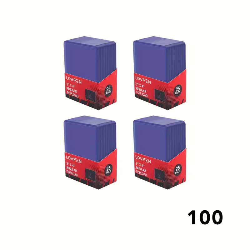 100ct Top Loader LOVFEN 3 "X 4" TCG Protective Case