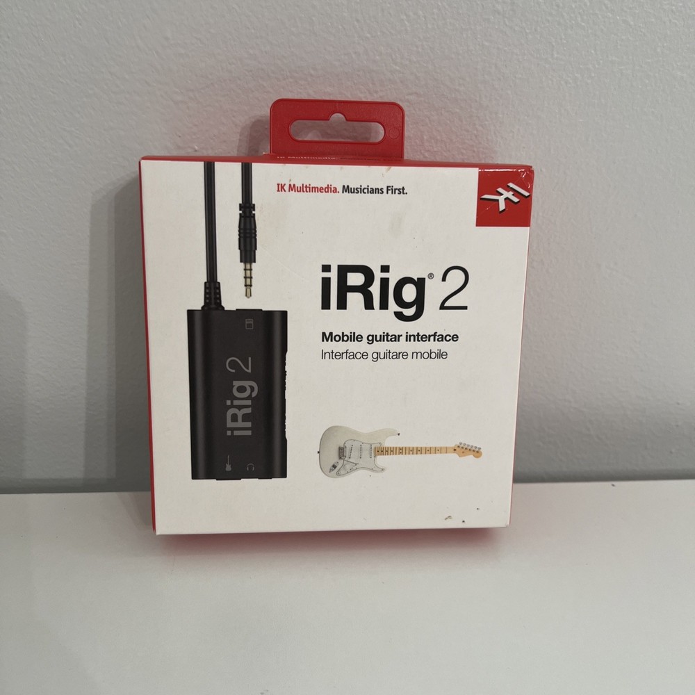 IK Multimedia iRig 2 Guitar Interface for iOS and Mac