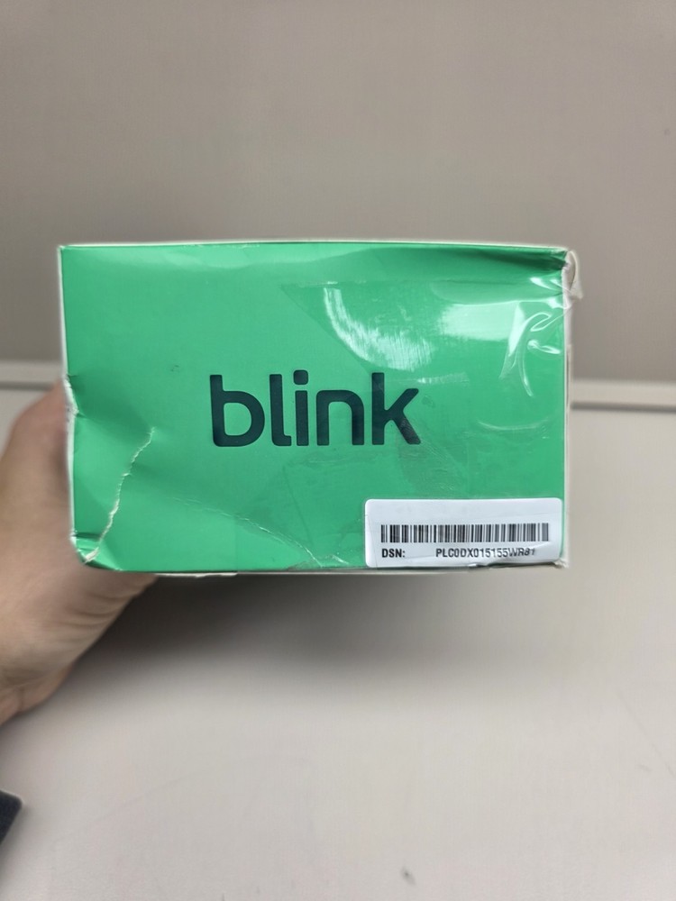 Open Box Blink Video Doorbell Battery Powered 2nd Generation w/Sync Module Black