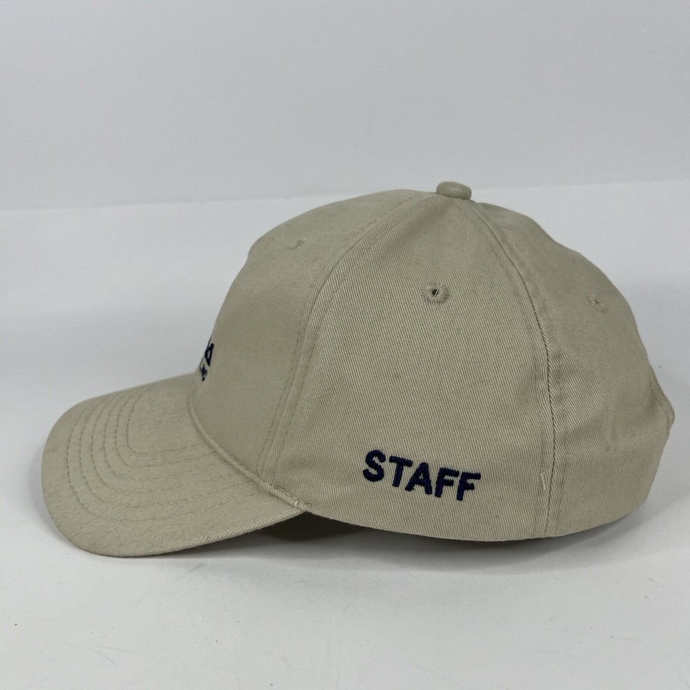 Pinehurst Hat Cap Blue Strap Back Mens Beige Pinewild Golf Course Staff