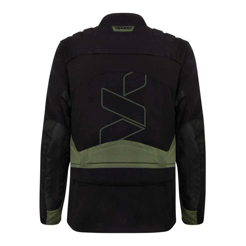 Spada Ascent V3 CE AA Textile Motorcycle Jacket Mens Black Green