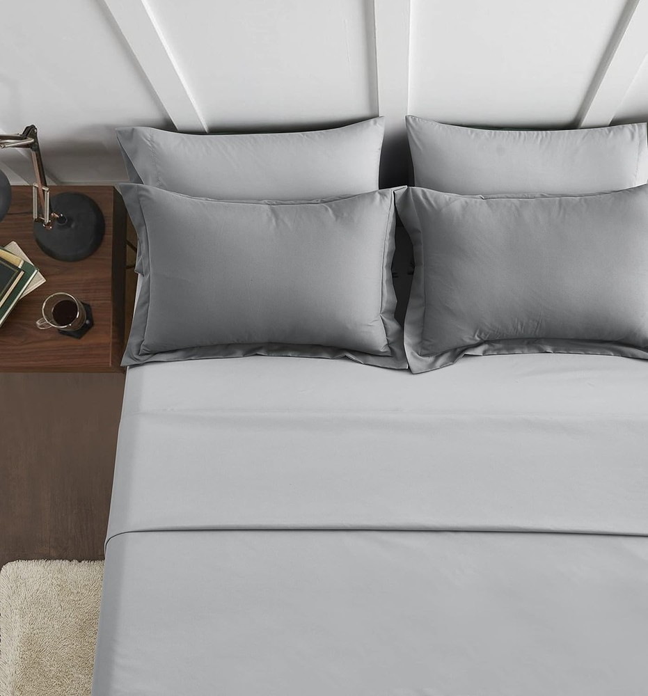 Down Comforter Set 7-Piece Bedding Set - Down Alternative Bedding Set QUEEN