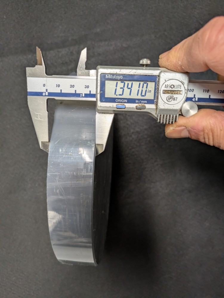 Ø8.0" X 1.3" Thick Gray PVC