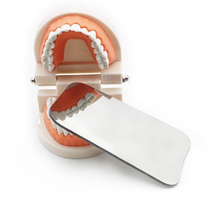 Dental Orthodontic Intraoral Photographic Occlusal Double-sided Glass Mirror 1pc