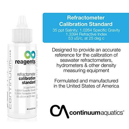 Continuum Reagents Refractometer Calibration Standard – Seawater Reference for