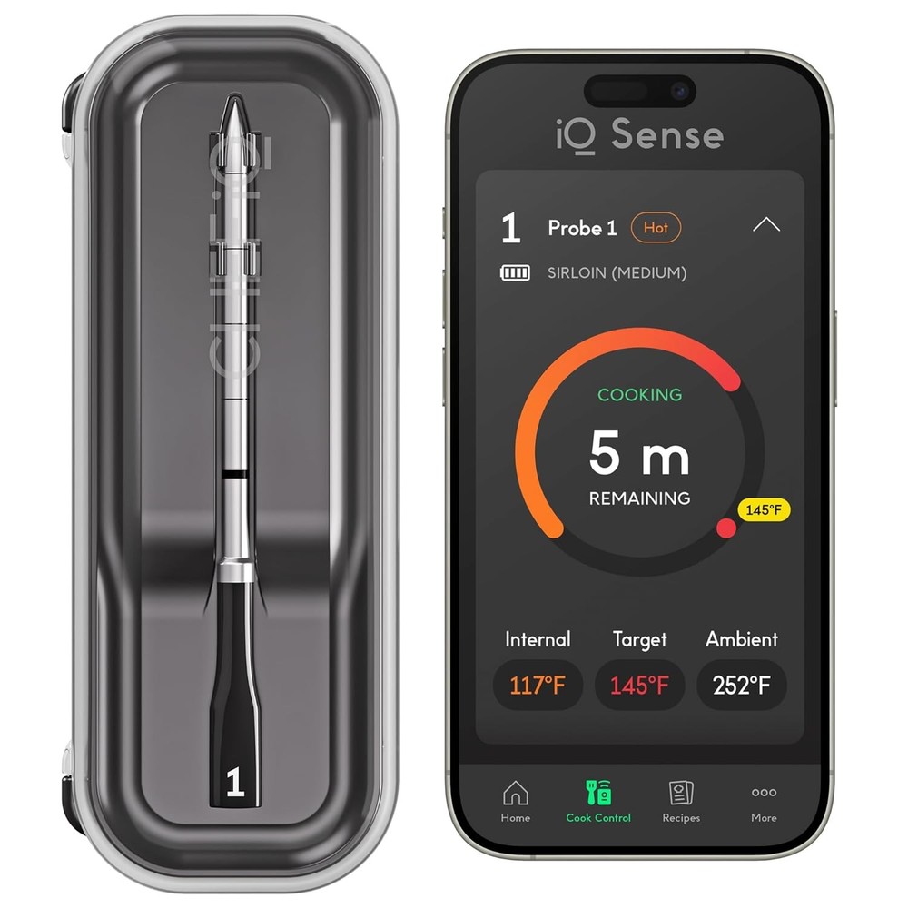 CHEF IQ Sense 1 Probe Smart Wireless Meat Thermometer (Open Box)