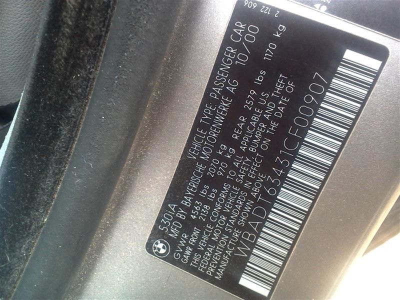 Body Control Module BCM Fits 99-03 BMW 540i 3072944