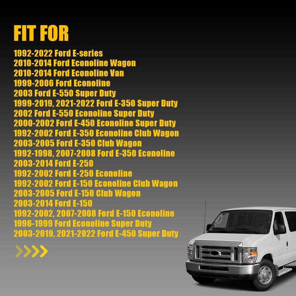 Red Rear Roof Mount Third Brake Light For Ford E-150 E-250 E-350 E-450 Econoline