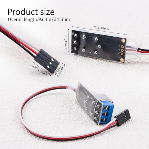 ZORZA 2Pcs High Voltage 20A DC 5V-12V PWM Switch Controller for Spotlight
