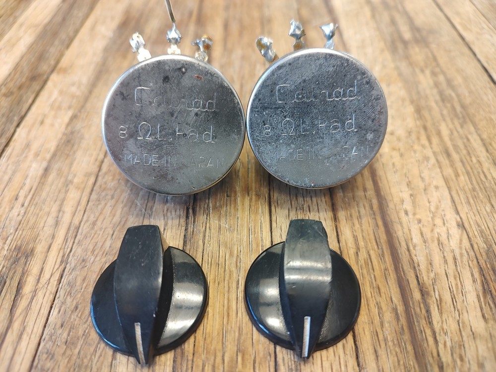 Vintage Calrad 8 ohm L-pad pair / Audio Level Controller