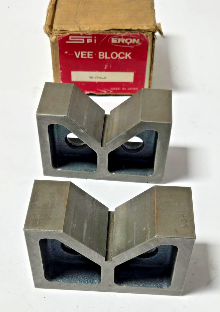 SPI Vee V Block Set 96-084-9 Ground Surface Grinder Chuck Tool Cutter