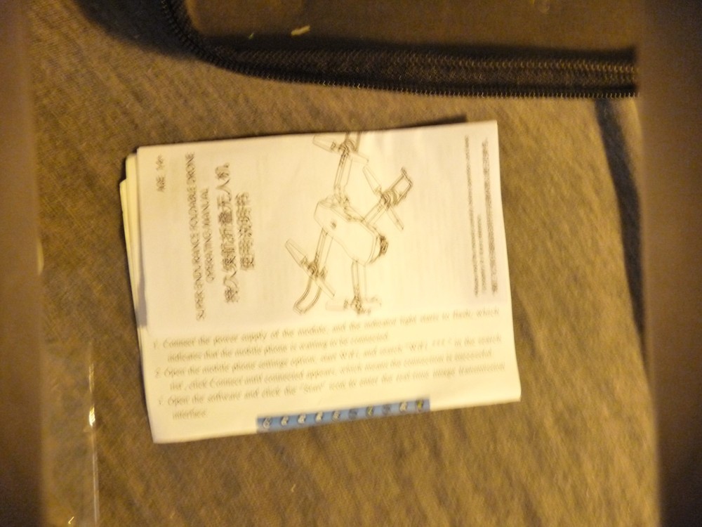 rc camera drone with case untested (read)