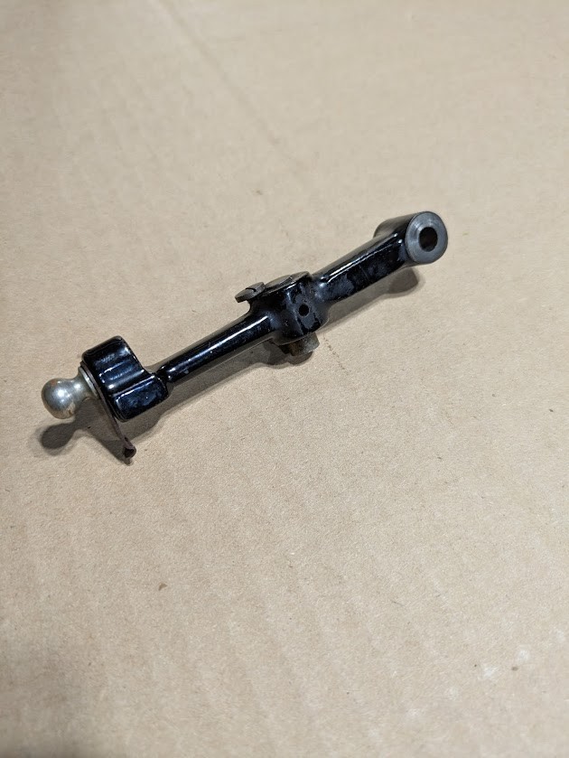 EARLY SUITCASE EDISON STANDARD ENDGATE, ORIGINAL PHONOGRAPH PART
