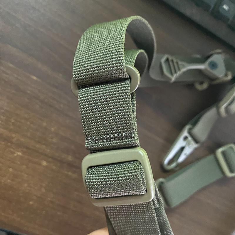 Tactical Ferro Slingster Sling Tan With Hardware (Green)
