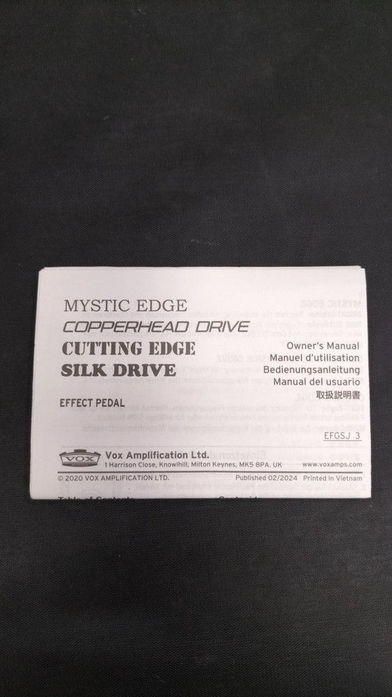 VOX VE-CE EFFECTOR 852548