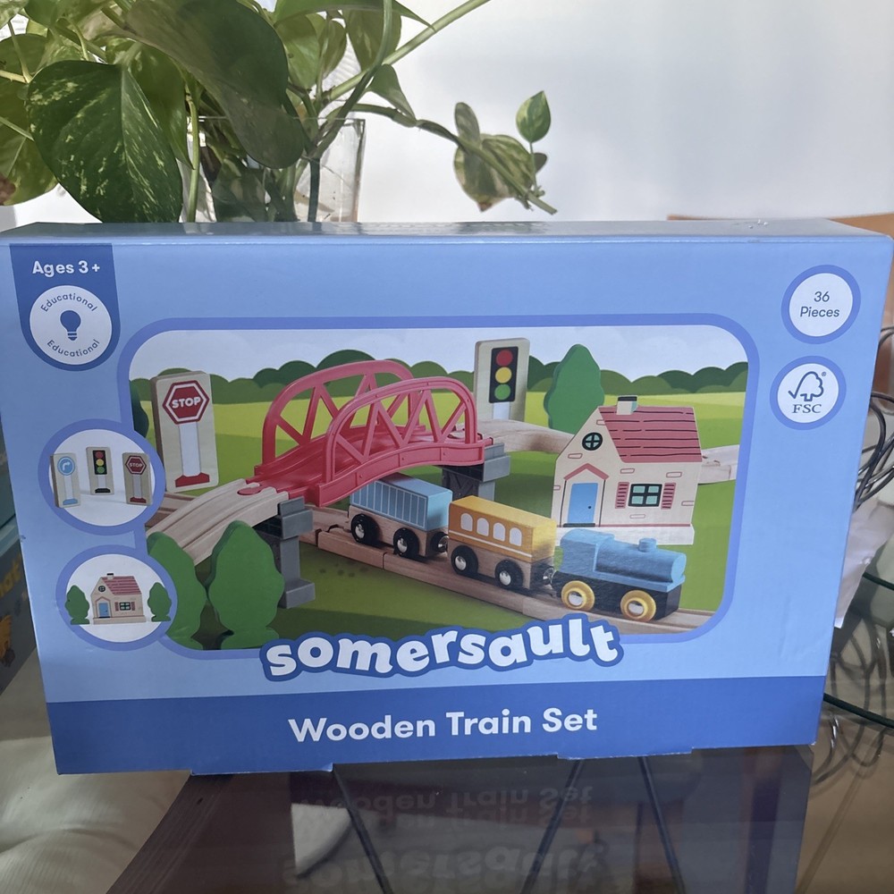 Somersault Wooden Train Set Complete