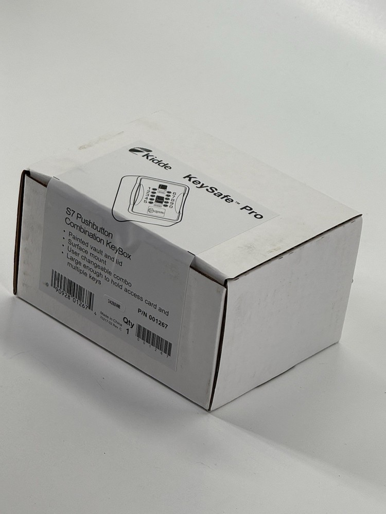 Kidde KeySafe Pro S7 Pushbutton Combination KeyBox 001267 - NEW